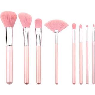 Technique PRO | Makeup Børste Sæt | 8 stk | Pink