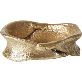 Servietring - rustik i "guld"