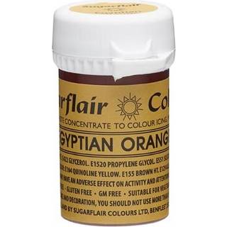 Sugarflair Pastafarve, Egyptian Orange - 25g