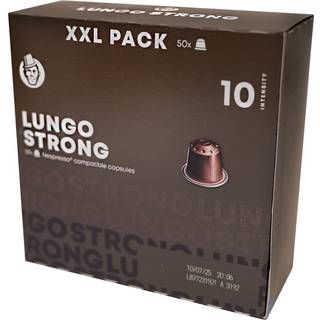 Kaffekapslen | Lungo Strong - 50 kapsler til Nespresso®