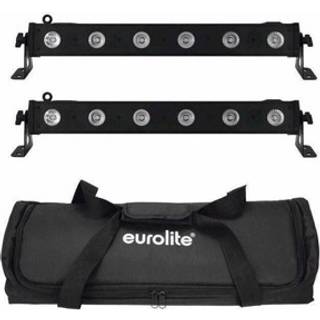 Eurolite Set 2x LED BAR-6 QCL RGBW + Soft Bag TILBUD NU