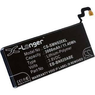 Batteri til Samsung Galaxy Note 5 mfl. erstatningsbatteri