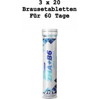 ZMA + B6, Citron - 20 brusetabletter