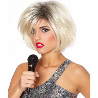 Pop Star Perücke 80er blond
