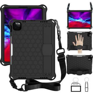 iPad Pro 11" Håndværker Case m. Bærestrop & Skulderstrop - Sort