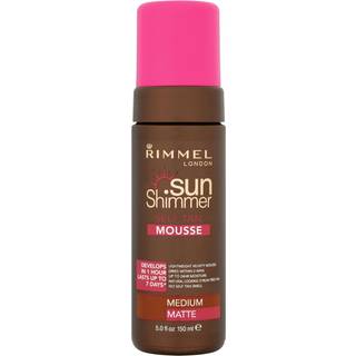 Rimmel london sun shimmer self tan mousse medium 150ml