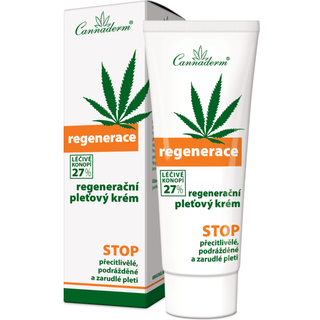 Cannaderm Regeneration Cream for dry and sensitive skin Restorativ creme Til tør og sensitiv hud 75 g - 75 g