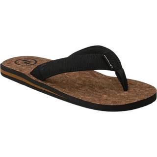 Foamlife Foamlife Black Mens Mully Cork Flip Flops