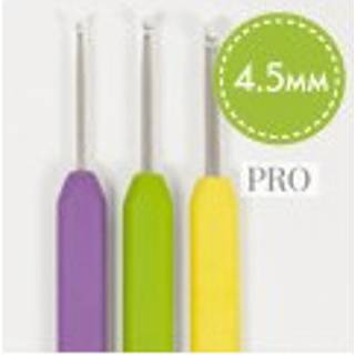 DROPS PRO CIRCUS Hæklenåle Aluminium 13 cm (2.0-12mm) 4.5mm Gør det lidt sjovere at hækle med DROPS skønne Pro Circus' hæklenåle. Pro Circus findes i størrelserne 2-12 mm, og er alle 13 cm lange.