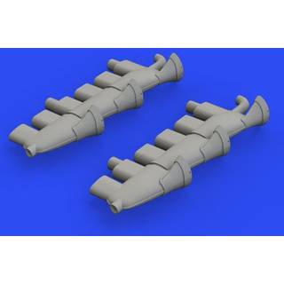 Spitfire Mk.Vc exhaust stacks for Airfix
