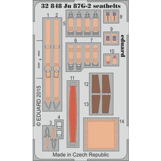 Ju 87G-2 seatbelts for Trumpeter