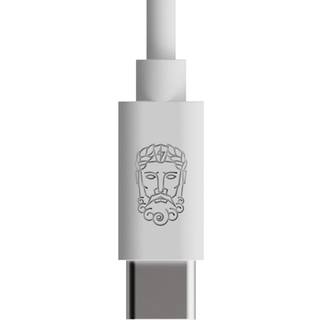 Upström Cirkulär USB-C til USB-C Kabel 100W - 1.2m - Hvid