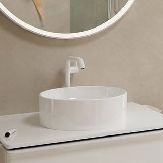 hansgrohe Tecturis S 1-grebs håndvaskarmatur 167mm tud t/hv u/bv mat hvid