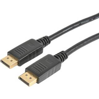 Prokord Displayport Kabel 1m. Displayport Displayport Sort