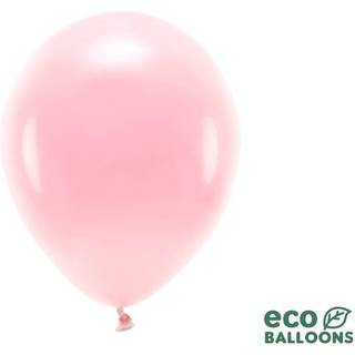 10 stk. Økologiske balloner blush pink 12" - Biologisk nedbrydelig festdekoration