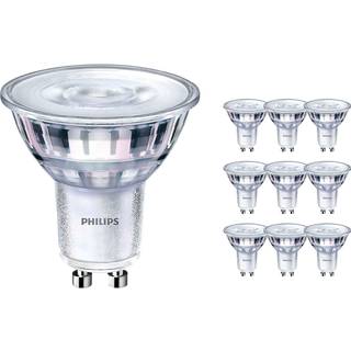 Fordelspakke 10x Philips Corepro LED Spot GU10 PAR16 3W 230lm 36D - 830 varm hvid | dæmpbar - erstatter 35W