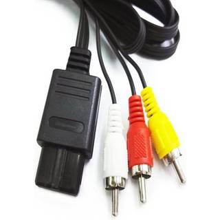 Videokabel / AV-kabel 1,8 meter - kompatibelt med Nintendo 64 og GameCube