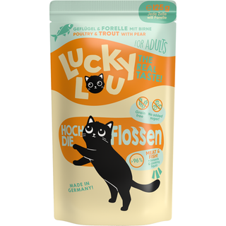 Lucky Lou Adult Fjerkræ og ørred med pære 119.60 DKK/1 kg (16 x 125.0g)