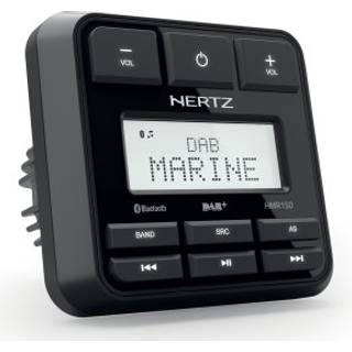 Marinstereo Hertz HMR 15 D, 12 V, 200 W, sort