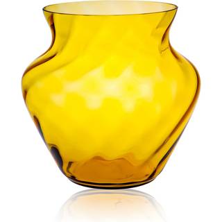 Anna Von Lipa Dahlia vase Amber