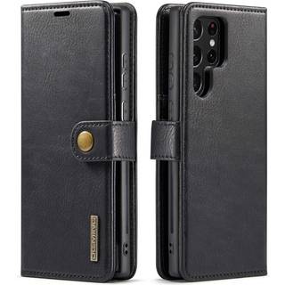 DG MING Samsung S23 Ultra 2-i-1 Magnet Pungetui - Sort