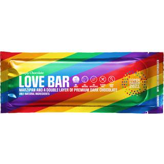 SIMPLY ®-Simply® Love Bar | Marcipan og et tykt lag premium mørk chokolade