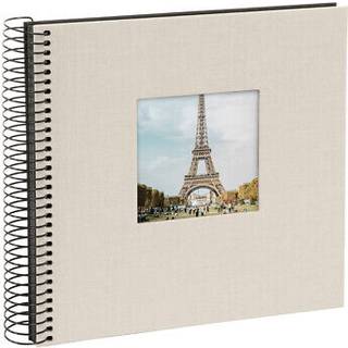 goldbuch Spiral album Bella Vista with window 20x20 40 black pages Sand gray