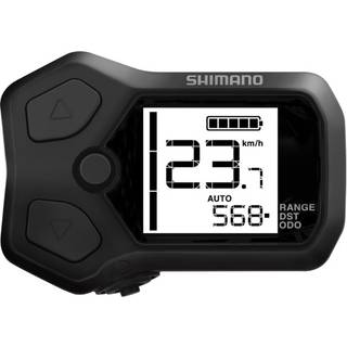 Shimano Steps Display SC-E5003 - Cykelcomputer med Justerbar Motorassistance og Walk Assist-funktion