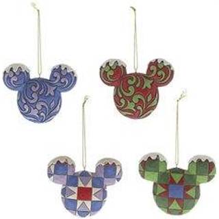 Disney ornamenter Mickey 4 stk figur