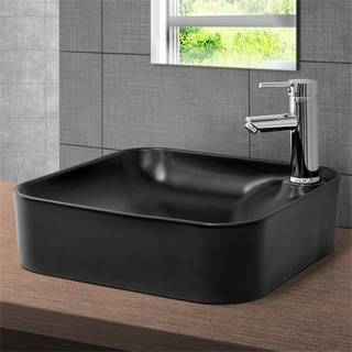 ECD Germany håndvask - 435 x 435 x 125 mm - fremstillet af keramik - hvid