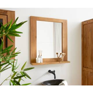 Spiegel Solidu 70x80 cm Akazie Natur