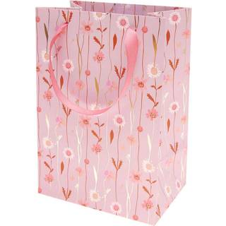 Paper Poetry Geschenktüte Blumenranken flieder 18x26x12cm - Flieder