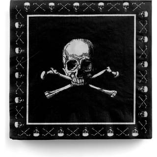 Piraten Totenkopf Servietten 20 St.