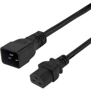 230V strøm forlængerkabel (C21 C20, 16A) | 2 meter