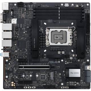ASUS PRO WS W680M-ACE SE Bundkort - Intel W680 - Intel LGA1700 socket - DDR5 RAM - Micro-ATX