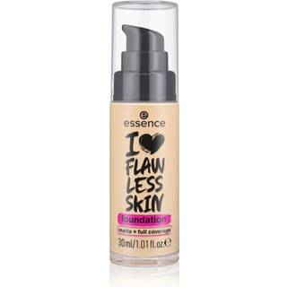 essence I LOVE FLAWLESS SKIN Foundation med høj dækkeevne  med mat effekt Skygge 30 - Dark Porcelain 30 ml - 30 ml
