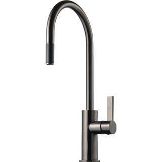 Tapwell ARM185 køkkenarmatur m/udtræk - brushed black chrome