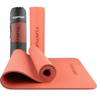 Tunturi yogamåtte 8 mm 183 x 61 cm - orange