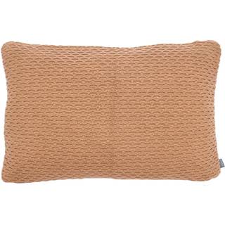 Södahl Wave Knit Pudebetræk - Camel - 40x60cm