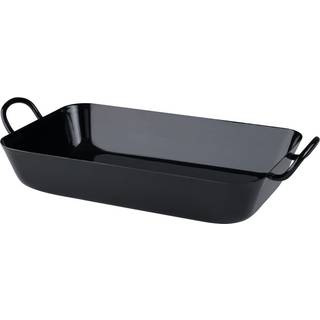 Riess Classic Schwarzemaille Omas Bratpfanne 26 x 17 cm - Emaille - Schwarz