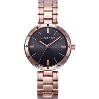 Viceroy 401148-17 Classic Sort/Rosaguldtonet stål Ø32 mm