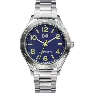 Mark Maddox HM7135-34 Classic Blå/Stål Ø43 mm