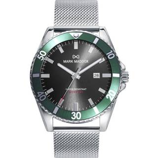 Mark Maddox HM0139-57 Mission Sort/Stål Ø45 mm