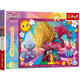 Trefl Trolls Glitter Puslespil 100 Brikker