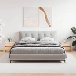 Sengeborde 40X31X35,5 Cm Massivt Fyrretræ - 2 / Naturfarvet