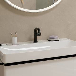 hansgrohe Tecturis S 1-grebs håndvaskarmatur 130mm tud t/hv m/bv mat sort