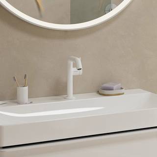 hansgrohe Tecturis S 1-grebs håndvaskarmatur 139mm tud t/hv u/bv mat hvid
