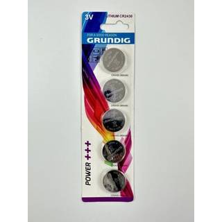 Grundig CR2430 Knapcellebatteri 5-pak