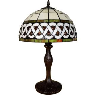 Bordlampe 5LL-6153, Ø 31 cm, Tiffany-stil