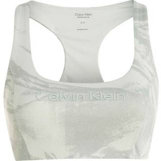 Calvin Klein Sport Medium Support Printed Bra - Light green - Medium * Kampagne *